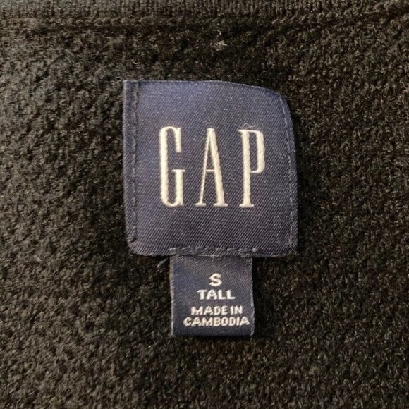 Gap Textured Tunic Sweater Plunging V-Neck Dark Academia Minimalist Classic S - Picture 4 of 5